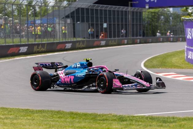 Franco Colapinto (BWT Alpine Formula One Team, Argentinien, 43) im A525 Dreher, CAN, Formel 1 Weltmeisterschaft, Grand Prix von Kanada, Circuit Gilles Villeneuve, Freies Training 1, Saison 2025, 13.06.2025 CAN, Formel 1 Weltmeisterschaft, Grand Prix von Kanada, Circuit Gilles Villeneuve, Freies Training 1, Saison 2025, 13.06.2025 Montreal Copyright: xEibner-Pressefoto MarcelxFischerx EP_MFI