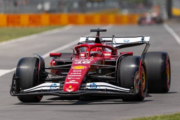 Charles Leclerc (Scuderia Ferrari HP F1 Team, Monaco, 16) im SF-25, CAN, Formel 1 Weltmeisterschaft, Grand Prix von Kanada, Circuit Gilles Villeneuve, Freies Training 1, Saison 2025, 13.06.2025 CAN, Formel 1 Weltmeisterschaft, Grand Prix von Kanada, Circuit Gilles Villeneuve, Freies Training 1, Saison 2025, 13.06.2025 Montreal Copyright: xEibner-Pressefoto MarcelxFischerx EP_MFI