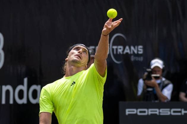 Alexander Zverev (GER). xettx, Deutschland, Stuttgart, 14.06.2025, Tennis, Boss Open, 2025, Halbfinale, A. Zverev (GER) - B. Shelton (USA), TC Weissenhof, Center Court