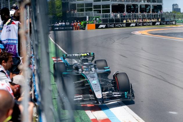 Kimi Antonelli (Mercedes-AMG Petronas F1 Team, Italien, 12) im W16, CAN, Formel 1 Weltmeisterschaft, Grand Prix von Kanada, Circuit Gilles Villeneuve, Freies Training 3, Saison 2025, 14.06.2025 CAN, Formel 1 Weltmeisterschaft, Grand Prix von Kanada, Circuit Gilles Villeneuve, Freies Training 3, Saison 2025, 14.06.2025 Montreal Copyright: xEibner-Pressefoto MarcelxFischerx EP_MFI