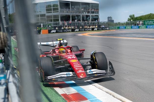 Lewis Hamilton (Scuderia Ferrari HP F1 Team, Großbritannien, 44) im SF-25, CAN, Formel 1 Weltmeisterschaft, Grand Prix von Kanada, Circuit Gilles Villeneuve, Freies Training 3, Saison 2025, 14.06.2025 CAN, Formel 1 Weltmeisterschaft, Grand Prix von Kanada, Circuit Gilles Villeneuve, Freies Training 3, Saison 2025, 14.06.2025 Montreal Copyright: xEibner-Pressefoto MarcelxFischerx EP_MFI