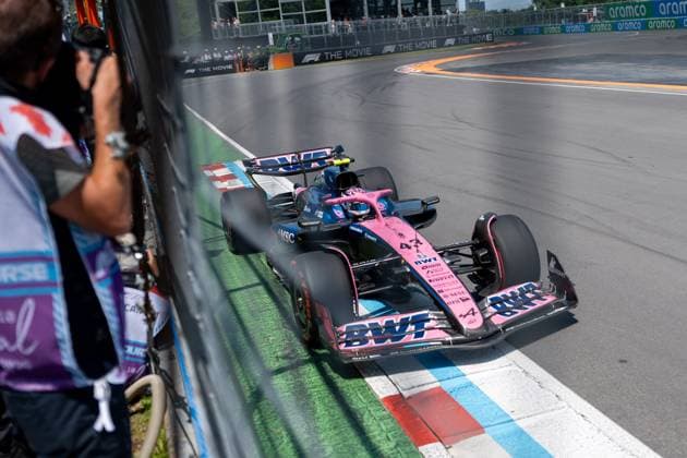 Franco Colapinto (BWT Alpine Formula One Team, Argentinien, 43) im A525, CAN, Formel 1 Weltmeisterschaft, Grand Prix von Kanada, Circuit Gilles Villeneuve, Freies Training 3, Saison 2025, 14.06.2025 CAN, Formel 1 Weltmeisterschaft, Grand Prix von Kanada, Circuit Gilles Villeneuve, Freies Training 3, Saison 2025, 14.06.2025 Montreal Copyright: xEibner-Pressefoto MarcelxFischerx EP_MFI