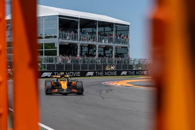 Lando Norris (McLaren Formula 1 Team, Großbritannien 04) im MCL39, CAN, Formel 1 Weltmeisterschaft, Grand Prix von Kanada, Circuit Gilles Villeneuve, Freies Training 3, Saison 2025, 14.06.2025 CAN, Formel 1 Weltmeisterschaft, Grand Prix von Kanada, Circuit Gilles Villeneuve, Freies Training 3, Saison 2025, 14.06.2025 Montreal Copyright: xEibner-Pressefoto MarcelxFischerx EP_MFI