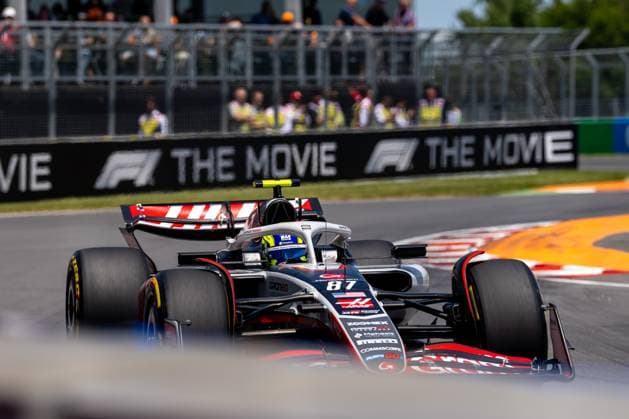 Oliver Bearman (MoneyGram Haas F1 Team, Großbritannien 87) im VF-25, CAN, Formel 1 Weltmeisterschaft, Grand Prix von Kanada, Circuit Gilles Villeneuve, Freies Training 3, Saison 2025, 14.06.2025 CAN, Formel 1 Weltmeisterschaft, Grand Prix von Kanada, Circuit Gilles Villeneuve, Freies Training 3, Saison 2025, 14.06.2025 Montreal Copyright: xEibner-Pressefoto MarcelxFischerx EP_MFI