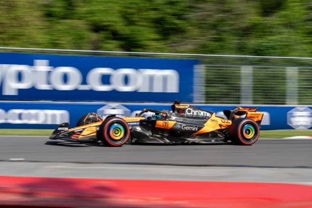 Oscar Piastri (McLaren Formula 1 Team, Australien 81) im MCL39, CAN, Formel 1 Weltmeisterschaft, Grand Prix von Kanada, Circuit Gilles Villeneuve, Qualifying, Saison 2025, 14.06.2025 CAN, Formel 1 Weltmeisterschaft, Grand Prix von Kanada, Circuit Gilles Villeneuve, Qualifying, Saison 2025, 14.06.2025 Montreal Copyright: xEibner-Pressefoto MarcelxFischerx EP_MFI
