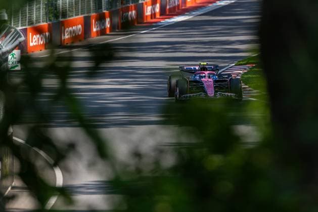 Franco Colapinto (BWT Alpine Formula One Team, Argentinien, 43) im A525, CAN, Formel 1 Weltmeisterschaft, Grand Prix von Kanada, Circuit Gilles Villeneuve, Qualifying, Saison 2025, 14.06.2025 CAN, Formel 1 Weltmeisterschaft, Grand Prix von Kanada, Circuit Gilles Villeneuve, Qualifying, Saison 2025, 14.06.2025 Montreal Copyright: xEibner-Pressefoto MarcelxFischerx EP_MFI