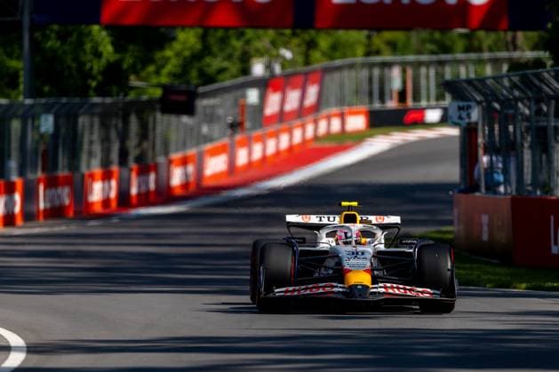 Liam Lawson (Visa Cash App Racing Bulls F1 Team, Neuseeland, 30) im VCARB 02, CAN, Formel 1 Weltmeisterschaft, Grand Prix von Kanada, Circuit Gilles Villeneuve, Qualifying, Saison 2025, 14.06.2025 CAN, Formel 1 Weltmeisterschaft, Grand Prix von Kanada, Circuit Gilles Villeneuve, Qualifying, Saison 2025, 14.06.2025 Montreal Copyright: xEibner-Pressefoto MarcelxFischerx EP_MFI