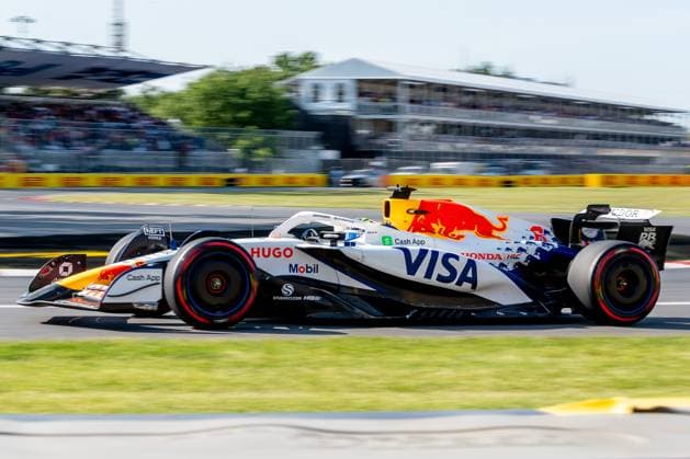 Isack Hadjar (Visa Cash App Racing Bulls F1 Team, Frankreich, 06) im VCARB 02, CAN, Formel 1 Weltmeisterschaft, Grand Prix von Kanada, Circuit Gilles Villeneuve, Qualifying, Saison 2025, 14.06.2025 CAN, Formel 1 Weltmeisterschaft, Grand Prix von Kanada, Circuit Gilles Villeneuve, Qualifying, Saison 2025, 14.06.2025 Montreal Copyright: xEibner-Pressefoto MarcelxFischerx EP_MFI
