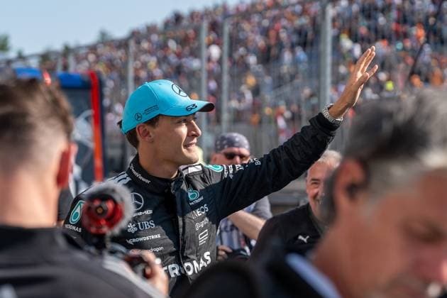 George Russell (Mercedes-AMG Petronas F1 Team, Großbritannien, 63), CAN, Formel 1 Weltmeisterschaft, Grand Prix von Kanada, Circuit Gilles Villeneuve, Qualifying, Saison 2025, 14.06.2025 CAN, Formel 1 Weltmeisterschaft, Grand Prix von Kanada, Circuit Gilles Villeneuve, Qualifying, Saison 2025, 14.06.2025 Montreal Copyright: xEibner-Pressefoto MarcelxFischerx EP_MFI