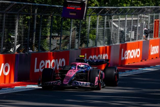 Franco Colapinto (BWT Alpine Formula One Team, Argentinien, 43) im A525, CAN, Formel 1 Weltmeisterschaft, Grand Prix von Kanada, Circuit Gilles Villeneuve, Qualifying, Saison 2025, 14.06.2025 CAN, Formel 1 Weltmeisterschaft, Grand Prix von Kanada, Circuit Gilles Villeneuve, Qualifying, Saison 2025, 14.06.2025 Montreal Copyright: xEibner-Pressefoto MarcelxFischerx EP_MFI