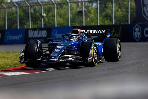 Alex Albon (Atlassian Williams Racing, Thailand, 23) im FW47, CAN, Formel 1 Weltmeisterschaft, Grand Prix von Kanada, Circuit Gilles Villeneuve, Qualifying, Saison 2025, 14.06.2025 CAN, Formel 1 Weltmeisterschaft, Grand Prix von Kanada, Circuit Gilles Villeneuve, Qualifying, Saison 2025, 14.06.2025 Montreal Copyright: xEibner-Pressefoto MarcelxFischerx EP_MFI