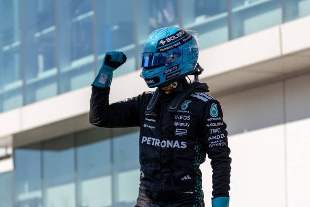George Russell (Mercedes-AMG Petronas F1 Team, Großbritannien, 63) Pole Position, CAN, Formel 1 Weltmeisterschaft, Grand Prix von Kanada, Circuit Gilles Villeneuve, Qualifying, Saison 2025, 14.06.2025 CAN, Formel 1 Weltmeisterschaft, Grand Prix von Kanada, Circuit Gilles Villeneuve, Qualifying, Saison 2025, 14.06.2025 Montreal Copyright: xEibner-Pressefoto MarcelxFischerx EP_MFI