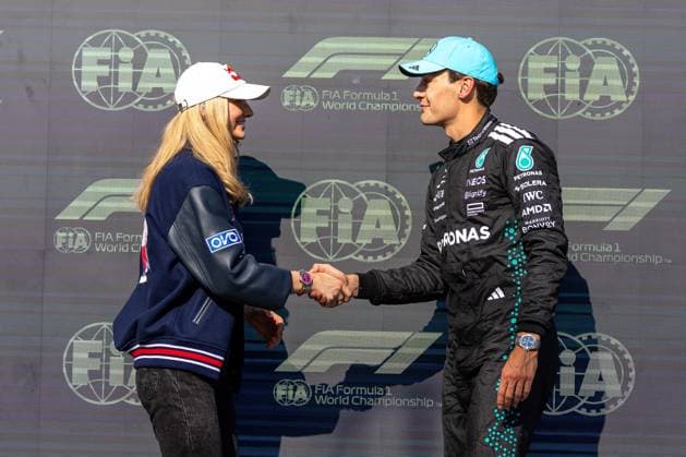 George Russell (Mercedes-AMG Petronas F1 Team, Großbritannien, 63) Pole Position, CAN, Formel 1 Weltmeisterschaft, Grand Prix von Kanada, Circuit Gilles Villeneuve, Qualifying, Saison 2025, 14.06.2025 CAN, Formel 1 Weltmeisterschaft, Grand Prix von Kanada, Circuit Gilles Villeneuve, Qualifying, Saison 2025, 14.06.2025 Montreal Copyright: xEibner-Pressefoto MarcelxFischerx EP_MFI