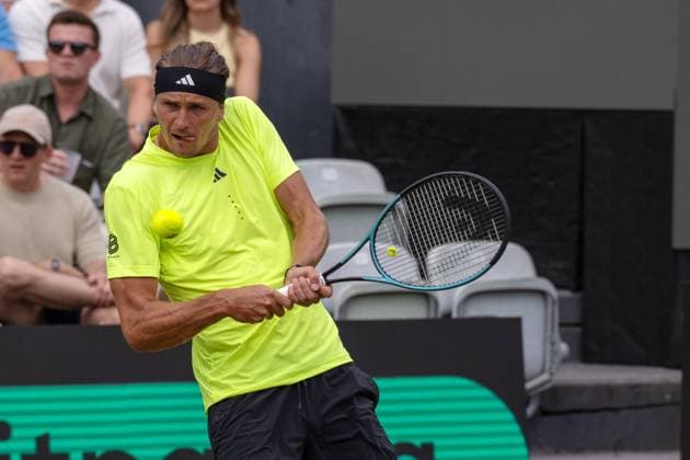 Alexander Zverev (GER). xettx, Deutschland, Stuttgart, 15.06.2025, Tennis, Boss Open, 2025, Finale, A. Zverev (GER) - T. Fritz (USA), TC Weissenhof, Center Court