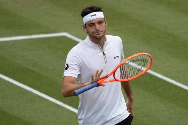 Taylor Fritz Portrait, Alexander Zverev vs. Taylor Fritz, Tennis, ATP, Tennis Herren Turnier, Boss-Open, Center-Court, Finale, 15.06.2025, Alexander Zverev vs. Taylor Fritz, Tennis, ATP-Turnier, Boss-Open, Center-Court, Finale, 15.06.2025, Stuttgart Copyright: xEibner-Pressefoto EdwardxCheungx EP_ECG