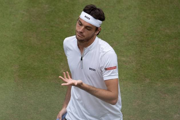 Taylor Fritz Portrait, Emotionen, Alexander Zverev vs. Taylor Fritz, Tennis, ATP, Tennis Herren Turnier, Boss-Open, Center-Court, Finale, 15.06.2025, Alexander Zverev vs. Taylor Fritz, Tennis, ATP-Turnier, Boss-Open, Center-Court, Finale, 15.06.2025, Stuttgart Copyright: xEibner-Pressefoto EdwardxCheungx EP_ECG
