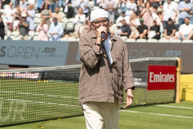 DJ Ötzi, Auftritt, Show, Alexander Zverev vs. Taylor Fritz, Tennis, ATP, Tennis Herren Turnier, Boss-Open, Center-Court, Finale, 15.06.2025, Alexander Zverev vs. Taylor Fritz, Tennis, ATP-Turnier, Boss-Open, Center-Court, Finale, 15.06.2025, Stuttgart Copyright: xEibner-Pressefoto EdwardxCheungx EP_ECG