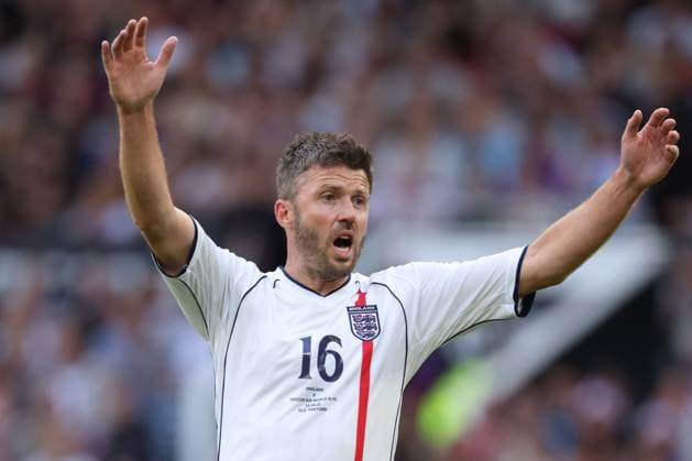 Michael Carrick of England England XI v World XI, Soccer Aid for Unicef 2025, Football, Old Trafford, Manchester, UK - 15 Jun 2025 EDITORIAL USE ONLY No use with unauthorised audio, video, data, fixture lists, club league logos or live services. Online in-match use limited to 120 images, no video emulation. No use in betting, games or single club league player publications. Copyright: xRyanxBrowne Shutterstockx 15352333au