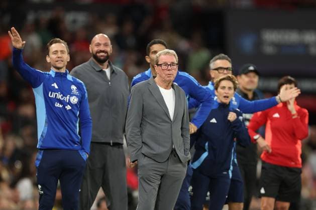 Harry Redknapp of England looks on England XI v World XI, Soccer Aid for Unicef 2025, Football, Old Trafford, Manchester, UK - 15 Jun 2025 EDITORIAL USE ONLY No use with unauthorised audio, video, data, fixture lists, club league logos or live services. Online in-match use limited to 120 images, no video emulation. No use in betting, games or single club league player publications. Copyright: xRyanxBrowne Shutterstockx 15352333et
