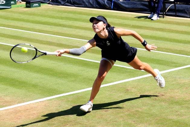 DEU, Berlin-Tennis-Open, Finale, , 22.06.2025, Rot-Weiss Tennisanlage, Steffi-Graf-Stadion, Berlin, DEU, Berlin-Tennis-Open, Finale, , im Bild Xinyu Wang (CHN)