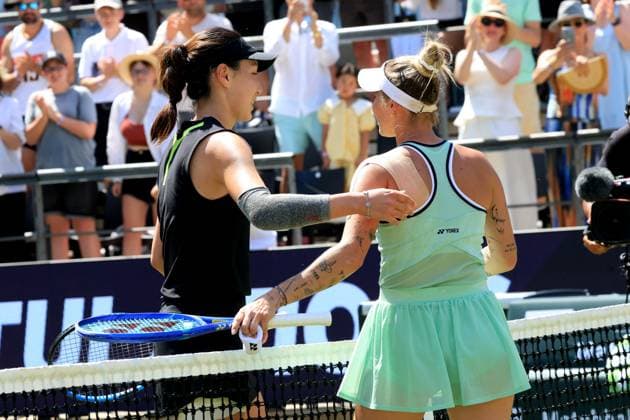 DEU, Berlin-Tennis-Open, Finale, , 22.06.2025, Rot-Weiss Tennisanlage, Steffi-Graf-Stadion, Berlin, DEU, Berlin-Tennis-Open, Finale, , im Bild Marketa Vondrousova (CZE), Xinyu Wang (CHN)