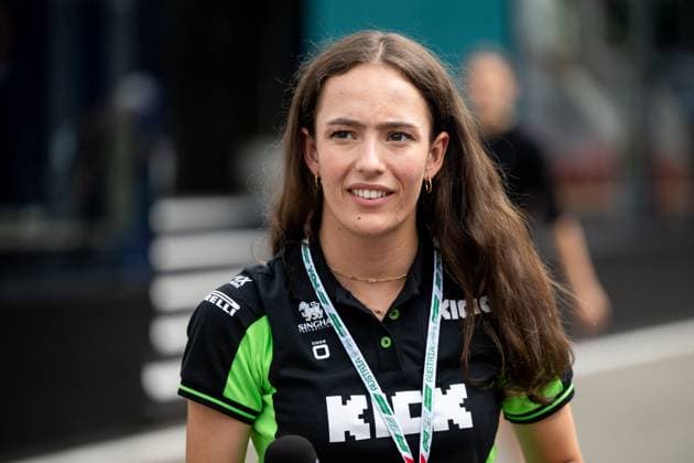 Emma Felbermayr (F1 Academy Rennfahrerin, Kick Stake Sauber Audi F1 Team, Oesterreich), AUT, Formel 1 Weltmeisterschaft, MSC Cruises Grand Prix von Oesterreich, Red Bull Ring Spielberg, Qualifying Day, Saison 2025, 28.06.2025 AUT, Formel 1 Weltmeisterschaft, MSC Cruises Grand Prix von Oesterreich, Red Bull Ring Spielberg, Qualifying Day, Saison 2025, 28.06.2025 Spielberg Copyright: xEibner-Pressefoto Memmlerx EP_MMR