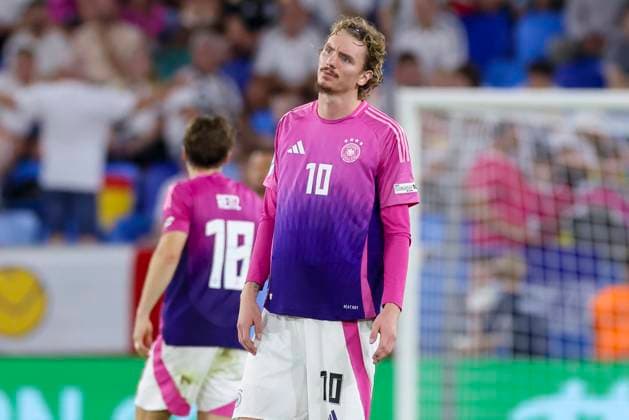 Nick Woltemade (Germany) schaut enttaeuscht, UEFA European Under-21 Championship 2025 Final, England v Germany Final, National Football Stadium am 28. June 2025 in Bratislava, Slowakei. (Foto von Marco Steinbrenner DeFodi Images) Nick Woltemade (Germany) looks dejected, UEFA European Under-21 Championship 2025 Final, England v Germany Final, National Football Stadium, June 28, 2025 in Bratislava, Slovakia. (Photo by Marco Steinbrenner DeFodi Images)