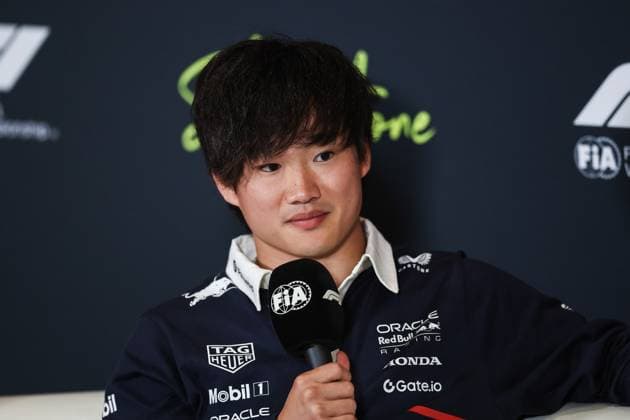 F1 - BRITISH GRAND PRIX 2025 TSUNODA Yuki (jap), Red Bull Racing RB21, portrait, press conference, PK, Pressekonferenz during the Formula 1 Qatar Airways British Grand Prix 2025, 12th round of the 2025 FIA Formula One World Championship, WM, Weltmeisterschaft from July 4 to 6, 2025 on the Silverstone Circuit, in Silverstone, United Kingdom - SilverstoneUnited Kingdom Copyright: xEricxAlonsox