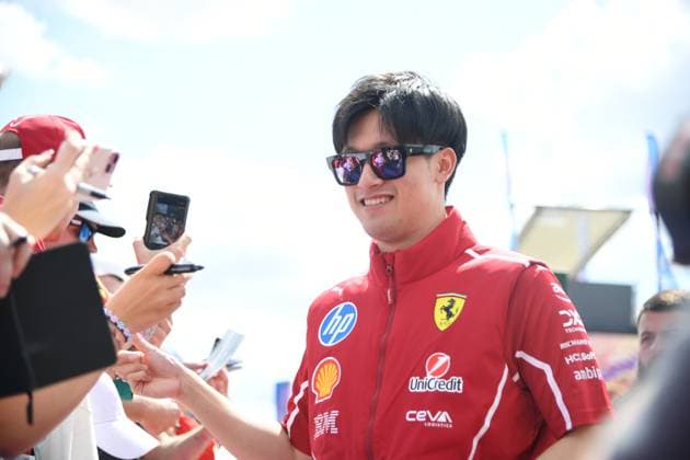 Zhou Guanyu F1 -- day 1 Formula 1 Qatar Airways British Grand Prix -- 2025 Zhou Guanyu during the Thursday (first day) of the Formula 1 Qatar Airways British Grand Prix at the Silverstone Circuit in Silverstone, Northamptonshire, United Kingdom on Thursday, July 03, 2025. (Photo by ATP, Tennis Herren Bildagentur STF Stanley Anthony) Featuring: Zhou Guanyu Where: Silverstone, Northamptonshire, United Kingdom When: 03 Jul 2025 Credit: Anthony Stanley WENN **ATP Bildagentur Muenchen Roemerstr. 6, D-80801 Muenchen, Germany phone: +49 152 286 572 22, e-mail: news@atp.de jp.thill.atp@gmail.com** Silverstone Northamptonshire United Kingdom Copyright: xWENNx wenn40524646 ASC ZDSx 0823945378st