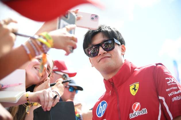 Zhou Guanyu F1 -- day 1 Formula 1 Qatar Airways British Grand Prix -- 2025 Zhou Guanyu during the Thursday (first day) of the Formula 1 Qatar Airways British Grand Prix at the Silverstone Circuit in Silverstone, Northamptonshire, United Kingdom on Thursday, July 03, 2025. (Photo by ATP, Tennis Herren Bildagentur STF Stanley Anthony) Featuring: Zhou Guanyu Where: Silverstone, Northamptonshire, United Kingdom When: 03 Jul 2025 Credit: Anthony Stanley WENN **ATP Bildagentur Muenchen Roemerstr. 6, D-80801 Muenchen, Germany phone: +49 152 286 572 22, e-mail: news@atp.de jp.thill.atp@gmail.com** Silverstone Northamptonshire United Kingdom Copyright: xWENNx wenn40524647 ASC ZDSx 0823945435st