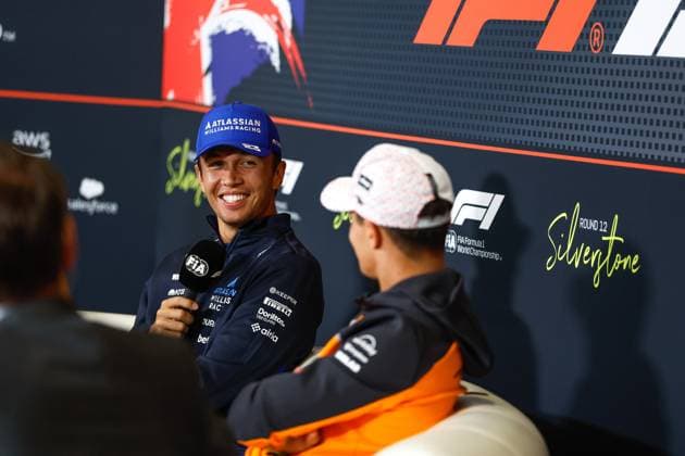 F1 - BRITISH GRAND PRIX 2025 ALBON Alexander (tha), Williams Racing FW47, portrait press conference, PK, Pressekonferenz during the Formula 1 Qatar Airways British Grand Prix 2025, 12th round of the 2025 FIA Formula One World Championship, WM, Weltmeisterschaft from July 4 to 6, 2025 on the Silverstone Circuit, in Silverstone, United Kingdom - SilverstoneUnited Kingdom Copyright: xDPPIx