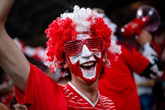 Fan Fans jubeln ueber den Einzug in das Viertelfinale, SUI, Schweiz vs Finnland, Fussball, UEFA Womens Euro 2025, Gruppe A, 3. Spieltag, Spielzeit 2024 2025, 10.07.2025 SUI, Schweiz vs Finnland, Fussball, UEFA Womens Euro 2025, Gruppe A, 3. Spieltag, Spielzeit 2024 2025, 10.07.2025 Genf Copyright: xEibner-Pressefoto Memmlerx EP_MMR