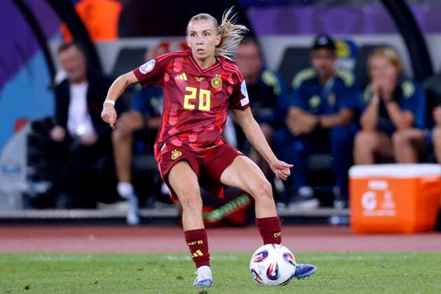 SENSS Elisa Team Deutschland UEFA Frauen Fussball EURO 2025 in der Schweiz Vorrundenspiel Schweden - Deutschland 4 : 1 am 12.07. 2025 in Zuerich Copyright: xLacixPerenyix