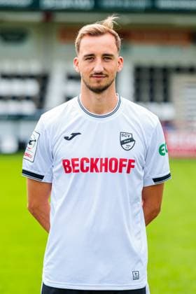 Michel Stoecker; SC Verl; 3.Liga, Porträttermin 2025 2026 GER, Porträttermin SC Verl, Fussball, 3. Liga, Spielzeit 2025 2026, 16.07.2025 GER, Porträttermin SC Verl, Fussball, 3. Liga, Spielzeit 2025 2026, 16.07.2025 Verl Copyright: xEibner-Pressefoto JanxRollingerx EP_JSK