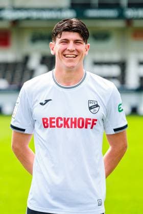 Alessio Besio; SC Verl; 3.Liga, Porträttermin 2025 2026 GER, Porträttermin SC Verl, Fussball, 3. Liga, Spielzeit 2025 2026, 16.07.2025 GER, Porträttermin SC Verl, Fussball, 3. Liga, Spielzeit 2025 2026, 16.07.2025 Verl Copyright: xEibner-Pressefoto JanxRollingerx EP_JSK