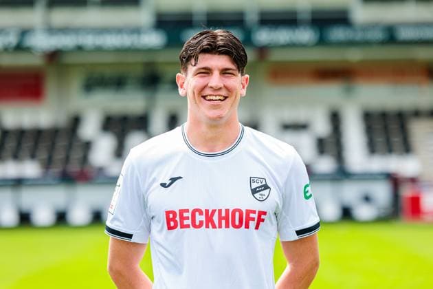Alessio Besio; SC Verl; 3.Liga, Porträttermin 2025 2026 GER, Porträttermin SC Verl, Fussball, 3. Liga, Spielzeit 2025 2026, 16.07.2025 GER, Porträttermin SC Verl, Fussball, 3. Liga, Spielzeit 2025 2026, 16.07.2025 Verl Copyright: xEibner-Pressefoto JanxRollingerx EP_JSK