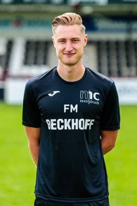 Fynn Mueller, Torwarttrainer; SC Verl; 3.Liga, Porträttermin 2025 2026 GER, Porträttermin SC Verl, Fussball, 3. Liga, Spielzeit 2025 2026, 16.07.2025 GER, Porträttermin SC Verl, Fussball, 3. Liga, Spielzeit 2025 2026, 16.07.2025 Verl Copyright: xEibner-Pressefoto JanxRollingerx EP_JSK