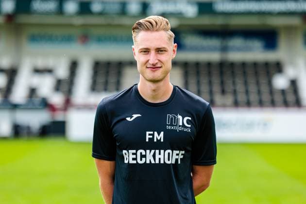Fynn Mueller, Torwarttrainer; SC Verl; 3.Liga, Porträttermin 2025 2026 GER, Porträttermin SC Verl, Fussball, 3. Liga, Spielzeit 2025 2026, 16.07.2025 GER, Porträttermin SC Verl, Fussball, 3. Liga, Spielzeit 2025 2026, 16.07.2025 Verl Copyright: xEibner-Pressefoto JanxRollingerx EP_JSK