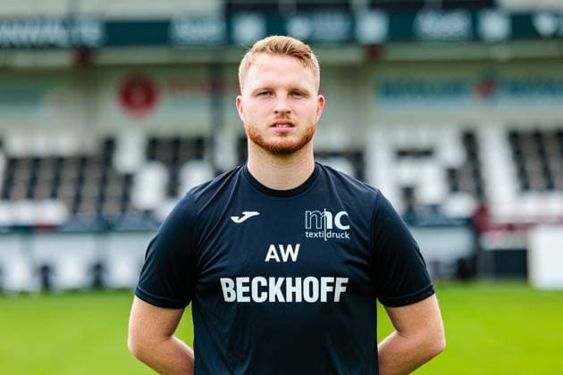 Arne Winter, Videoanalyst; SC Verl; 3.Liga, Porträttermin 2025 2026 GER, Porträttermin SC Verl, Fussball, 3. Liga, Spielzeit 2025 2026, 16.07.2025 GER, Porträttermin SC Verl, Fussball, 3. Liga, Spielzeit 2025 2026, 16.07.2025 Verl Copyright: xEibner-Pressefoto JanxRollingerx EP_JSK