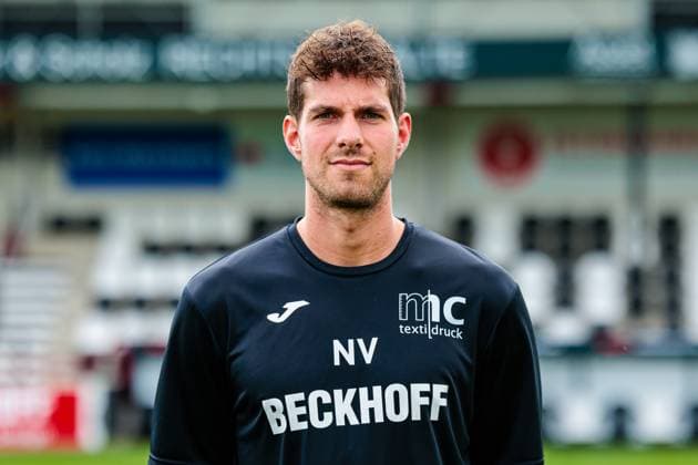 Nils Vogt, Athletiktrainer; SC Verl; 3.Liga, Porträttermin 2025 2026 GER, Porträttermin SC Verl, Fussball, 3. Liga, Spielzeit 2025 2026, 16.07.2025 GER, Porträttermin SC Verl, Fussball, 3. Liga, Spielzeit 2025 2026, 16.07.2025 Verl Copyright: xEibner-Pressefoto JanxRollingerx EP_JSK