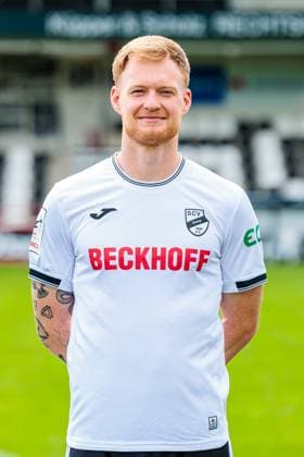 Jonas Arweiler; SC Verl; 3.Liga, Porträttermin 2025 2026 GER, Porträttermin SC Verl, Fussball, 3. Liga, Spielzeit 2025 2026, 16.07.2025 GER, Porträttermin SC Verl, Fussball, 3. Liga, Spielzeit 2025 2026, 16.07.2025 Verl Copyright: xEibner-Pressefoto JanxRollingerx EP_JSK