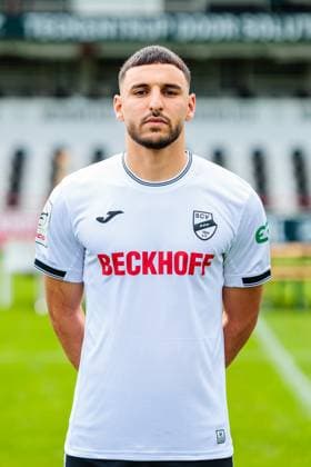 Oualid Mhamdi; SC Verl; 3.Liga, Porträttermin 2025 2026 GER, Porträttermin SC Verl, Fussball, 3. Liga, Spielzeit 2025 2026, 16.07.2025 GER, Porträttermin SC Verl, Fussball, 3. Liga, Spielzeit 2025 2026, 16.07.2025 Verl Copyright: xEibner-Pressefoto JanxRollingerx EP_JSK