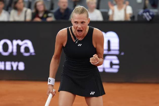 GER, Hamburg, xFSx, ATP250 Frauen-Tennistunier , MSC Hamburg Ladies Open 2025 , Viertelfinale ,17.07.2025 v.l. Dayana Yastremska (UKR) Siegerfaust, jubel ,jubelnd, bejubelt, jubelt, jubeln Copyright: HMBxMedia FernandoxSoares