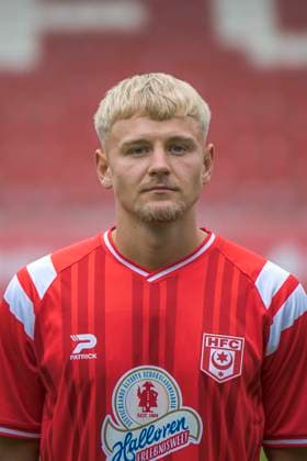 Robin Friedrich (HFC, 7), Hallescher FC, Mannschaft, Teamfoto, Portraets, Spielerfoto, Fussball, RL Nordost, Saison 2025 26, 17.07.2025 Halle Leuna Chemie Stadion ST Deutschland
