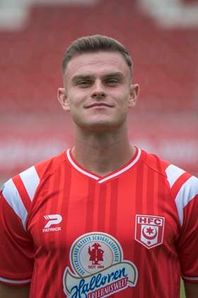 Fabrice Hartmann (HFC, 11), Hallescher FC, Mannschaft, Teamfoto, Portraets, Spielerfoto, Fussball, RL Nordost, Saison 2025 26, 17.07.2025 Halle Leuna Chemie Stadion ST Deutschland