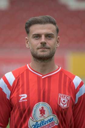 Max Kulke (HFC, 17), Hallescher FC, Mannschaft, Teamfoto, Portraets, Spielerfoto, Fussball, RL Nordost, Saison 2025 26, 17.07.2025 Halle Leuna Chemie Stadion ST Deutschland
