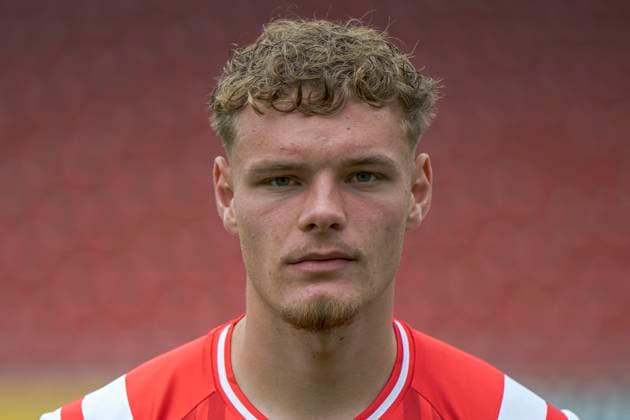 Vin Kastull (HFC, 27), Hallescher FC, Mannschaft, Teamfoto, Portraets, Spielerfoto, Fussball, RL Nordost, Saison 2025 26, 17.07.2025 Halle Leuna Chemie Stadion ST Deutschland