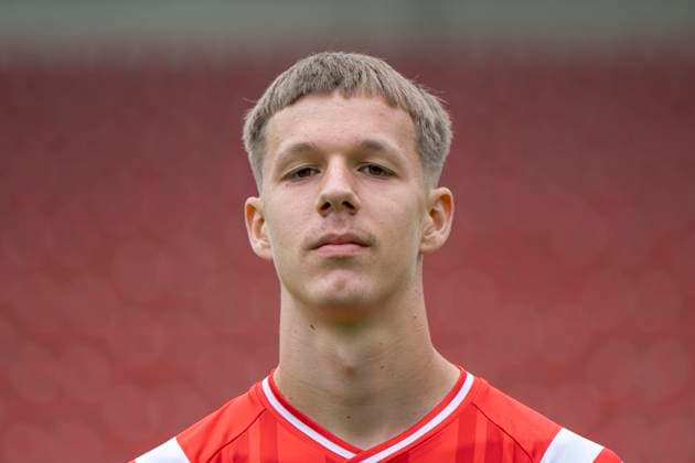 Julien Damelang (HFC, 43), Hallescher FC, Mannschaft, Teamfoto, Portraets, Spielerfoto, Fussball, RL Nordost, Saison 2025 26, 17.07.2025 Halle Leuna Chemie Stadion ST Deutschland