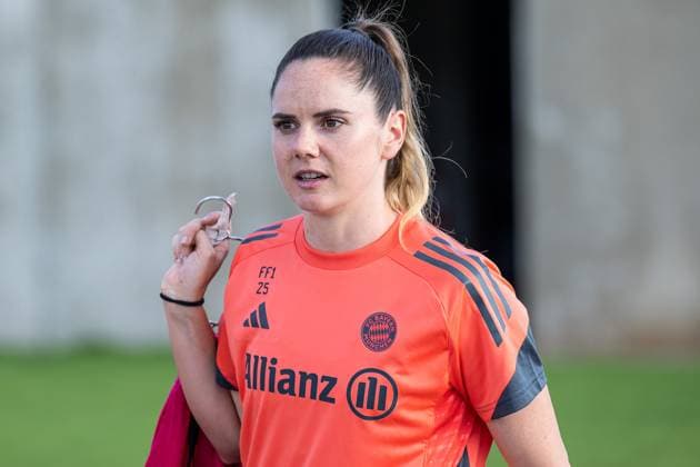 Sarah Zadrazil (FC Bayern Muenchen Frauen, 25) FC Bayern Muenchen Frauen, Fussball, Google Pixel Frauen-Bundesliga, Trainingseinheit, Saison 2025 2026, 21.07.2025. (DFL DFB REGULATIONS PROHIBIT ANY USE OF PHOTOGRAPHS as IMAGE SEQUENCES and or QUASI-VIDEO). FC Bayern Muenchen Frauen, Fussball, Google Pixel Frauen-Bundesliga, Trainingseinheit, Saison 2025 2026, 21.07.2025. Muenchen Copyright: xEibner-Pressefoto HeikexFeinerx EP_HFR