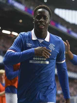Djeidi Gassama of Rangers celebrates scoring his sides second goal during UEFA Champions League second qualifying round first leg at Ibrox Stadium, Glasgow. Rangers v Panathinaikos, UEFA Champions League, 2nd Qualifying Round, Football, Ibrox Stadium, Glasgow, UK - 22 Jul 2025Glasgow Ibrox Stadium United Kingdom EDITORIAL USE ONLY No use with unauthorised audio, video, data, fixture lists, club league logos or live services. Online in-match use limited to 120 images, no video emulation. No use in betting, games or single club league player publications. Copyright: xRangersxFC Shutterstockx 15409270bh
